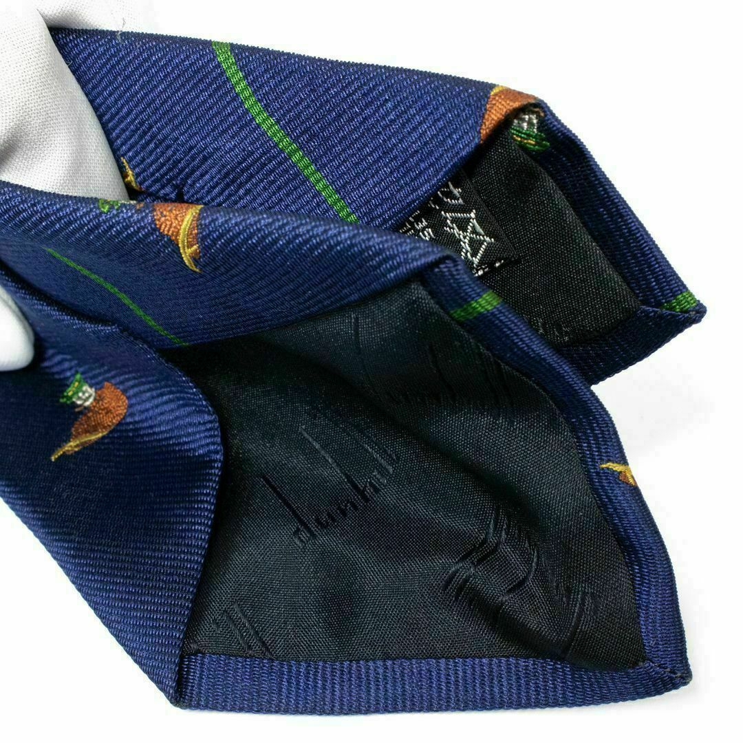 Dunhill - 【全額返金保証・送料無料】ダンヒルのネクタイ・正規品・極