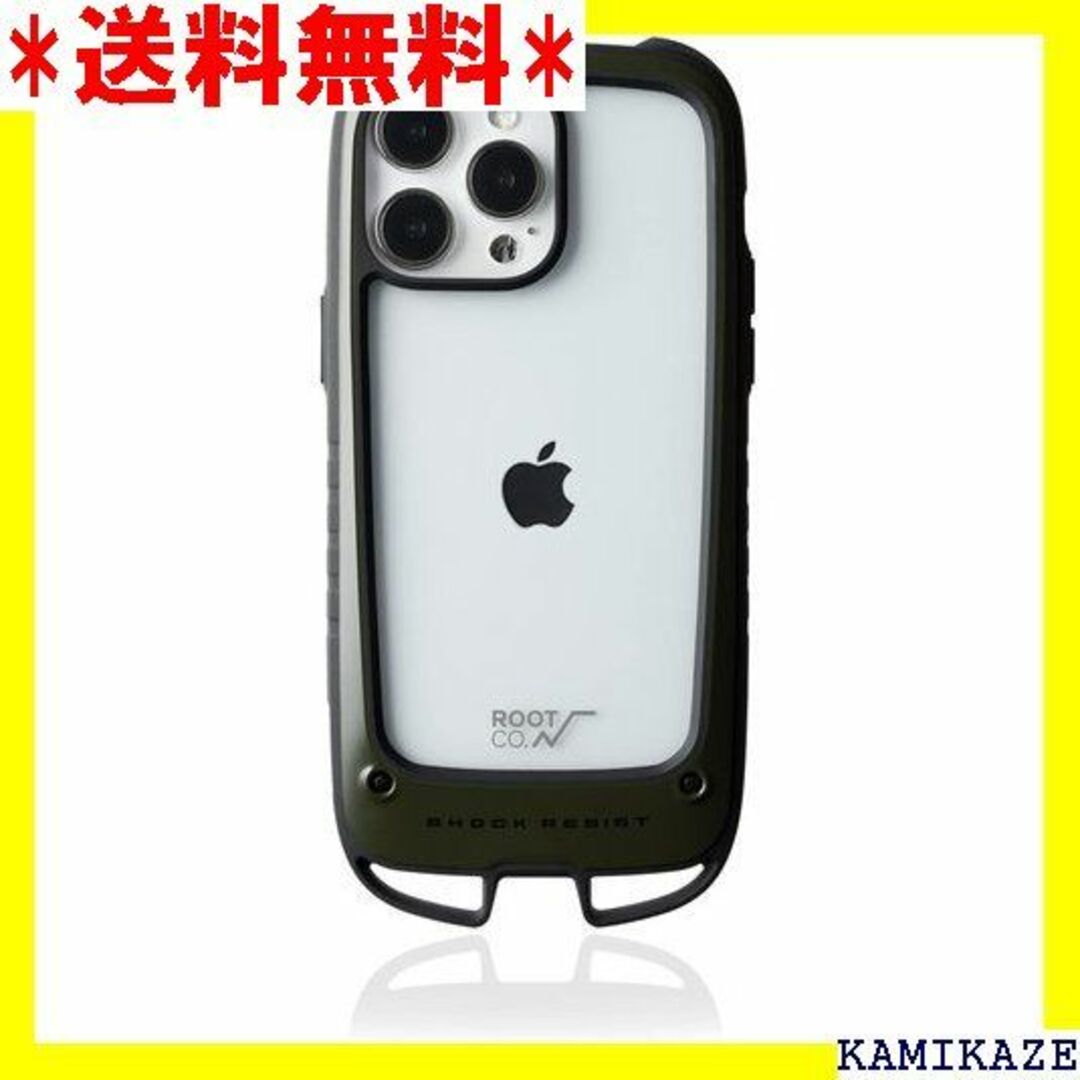 ☆人気商品 ROOT CO. iPhone14ProMax . カーキ 4190