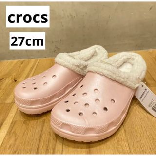 クロックス(crocs)の新品送料込み　クロックス　crocs マンモス　ピンク　27cm(サンダル)