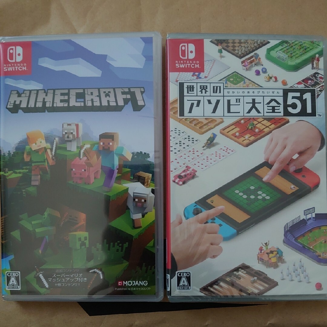 【新品未開封】Minecraft 世界のアソビ大全51 Switch