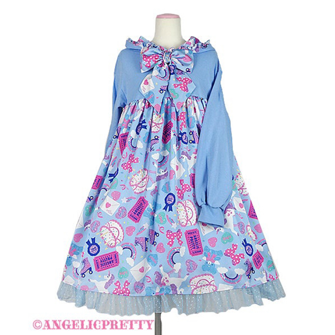 Angelic Pretty(アンジェリックプリティー)のGirly Sticker カットワンピバレッタ レディースのレディース その他(セット/コーデ)の商品写真