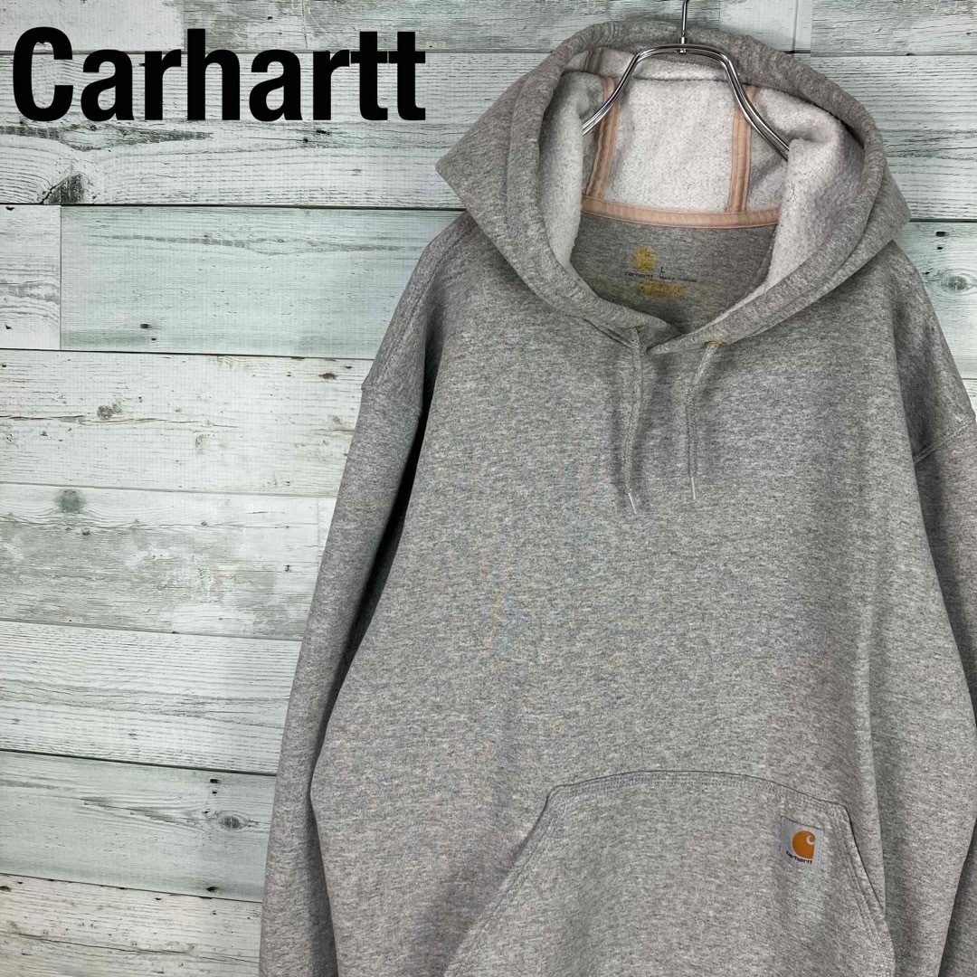 【希少】carharttカーハート ロゴ パーカー フルジップ ゆるだぼ 2XL