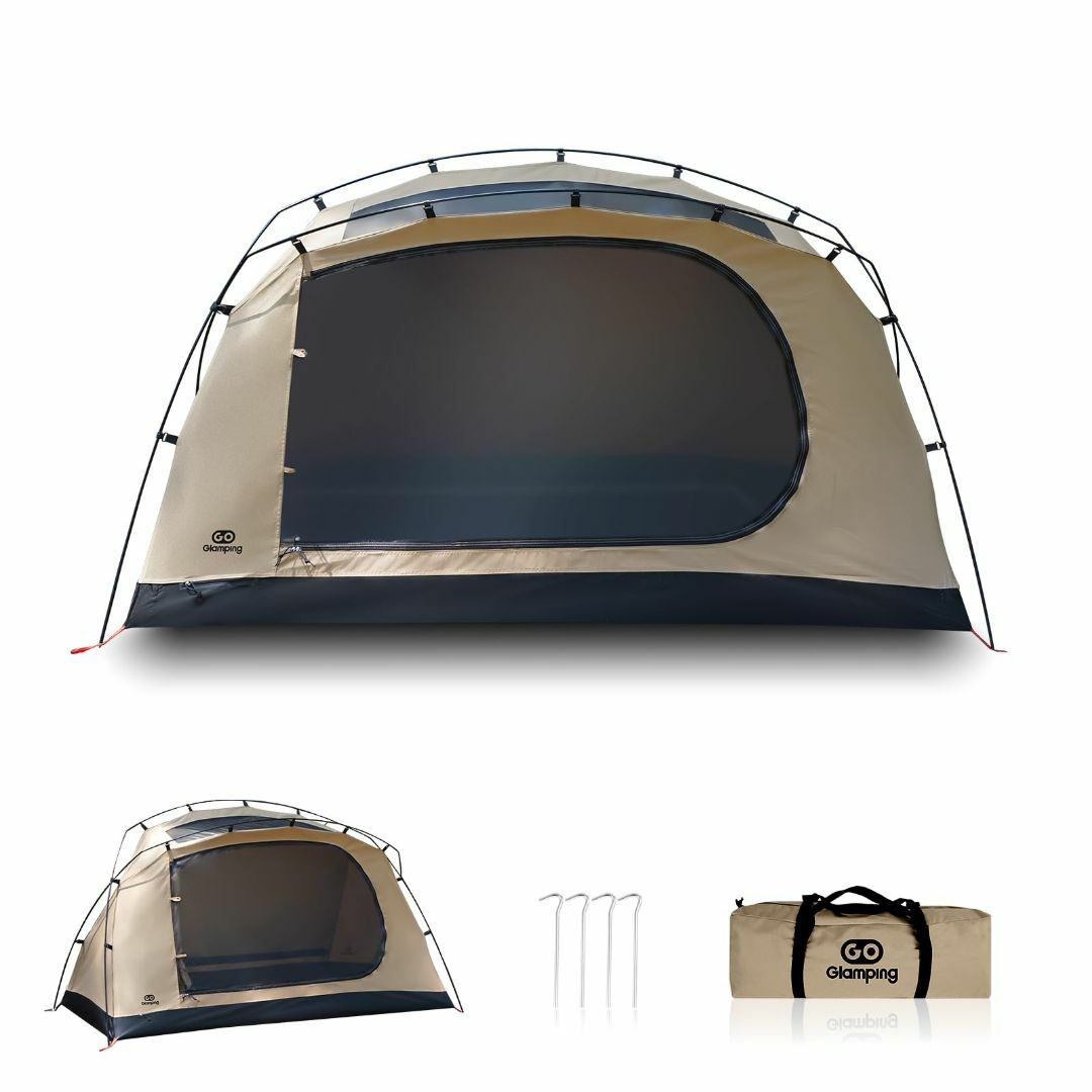 【色: サンドカラー】GOGlamping テント ツーリングドームテント TC