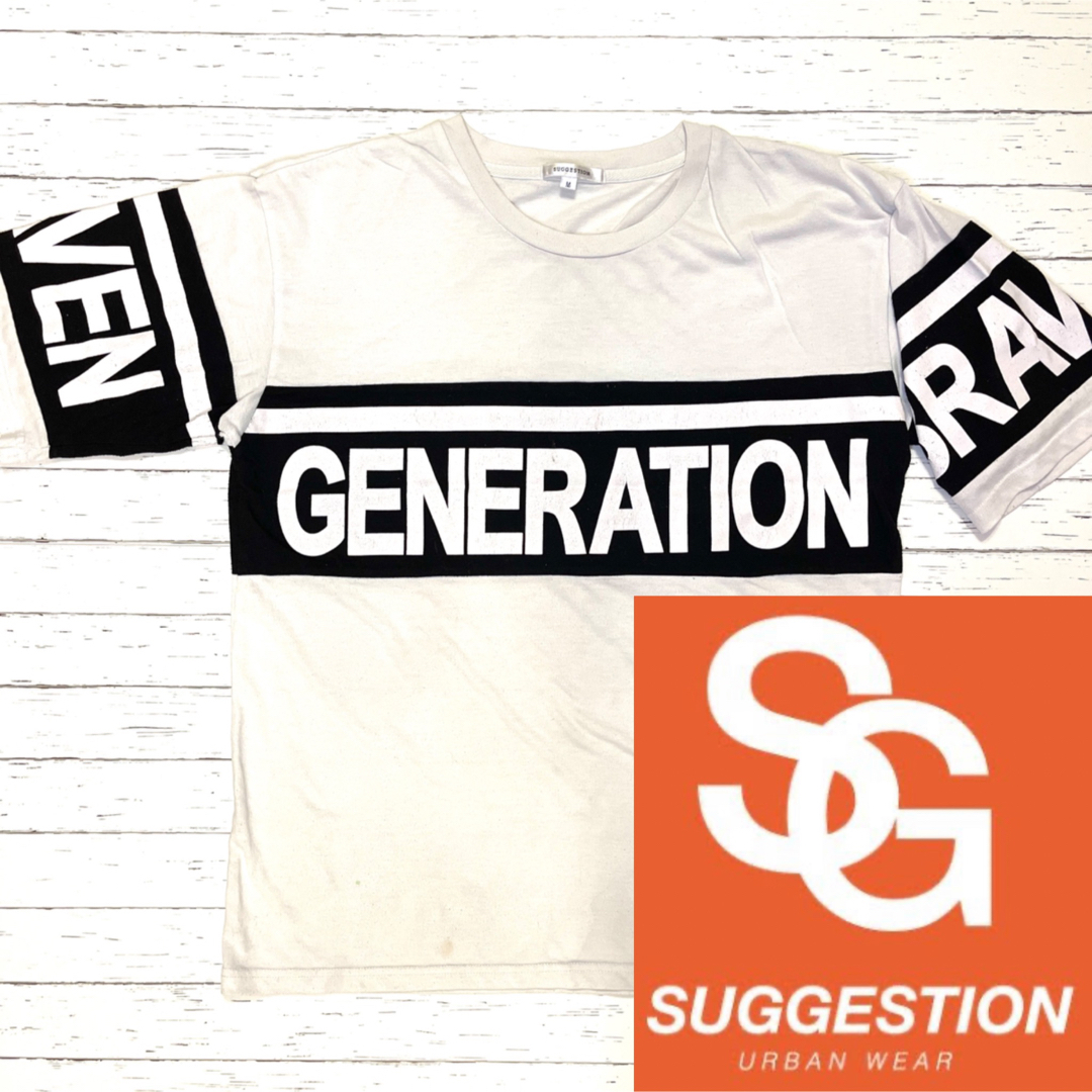 SUGGESTION(サジェスション)の【SUGGESTION】サジェッション　GENERATION  ロゴ Tシャツ メンズのトップス(Tシャツ/カットソー(半袖/袖なし))の商品写真