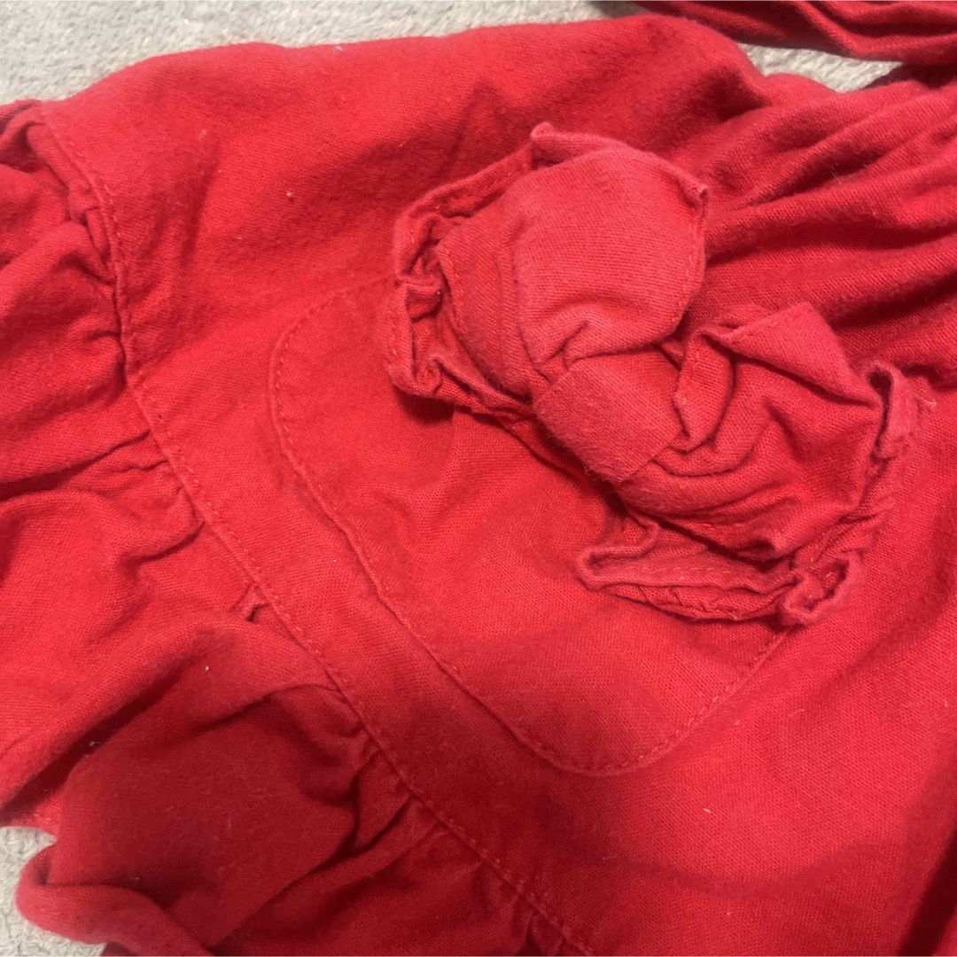 Shirley Temple(シャーリーテンプル)のシャーリーテンプル　エプロン　95 キッズ/ベビー/マタニティのキッズ服女の子用(90cm~)(ワンピース)の商品写真