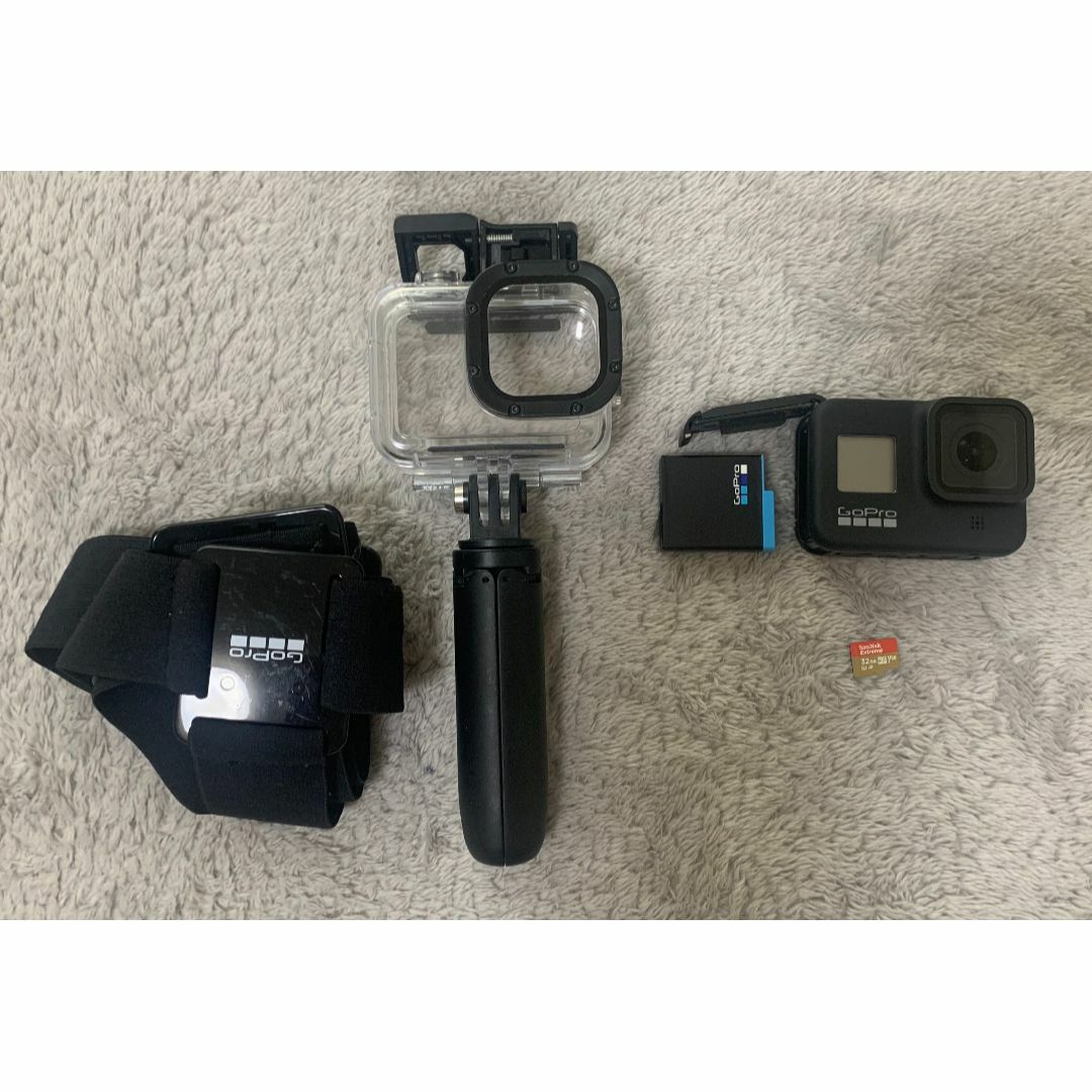 GoPro   GoProHERO8 Black 純正アクセサリー＆GBメモリカード付の