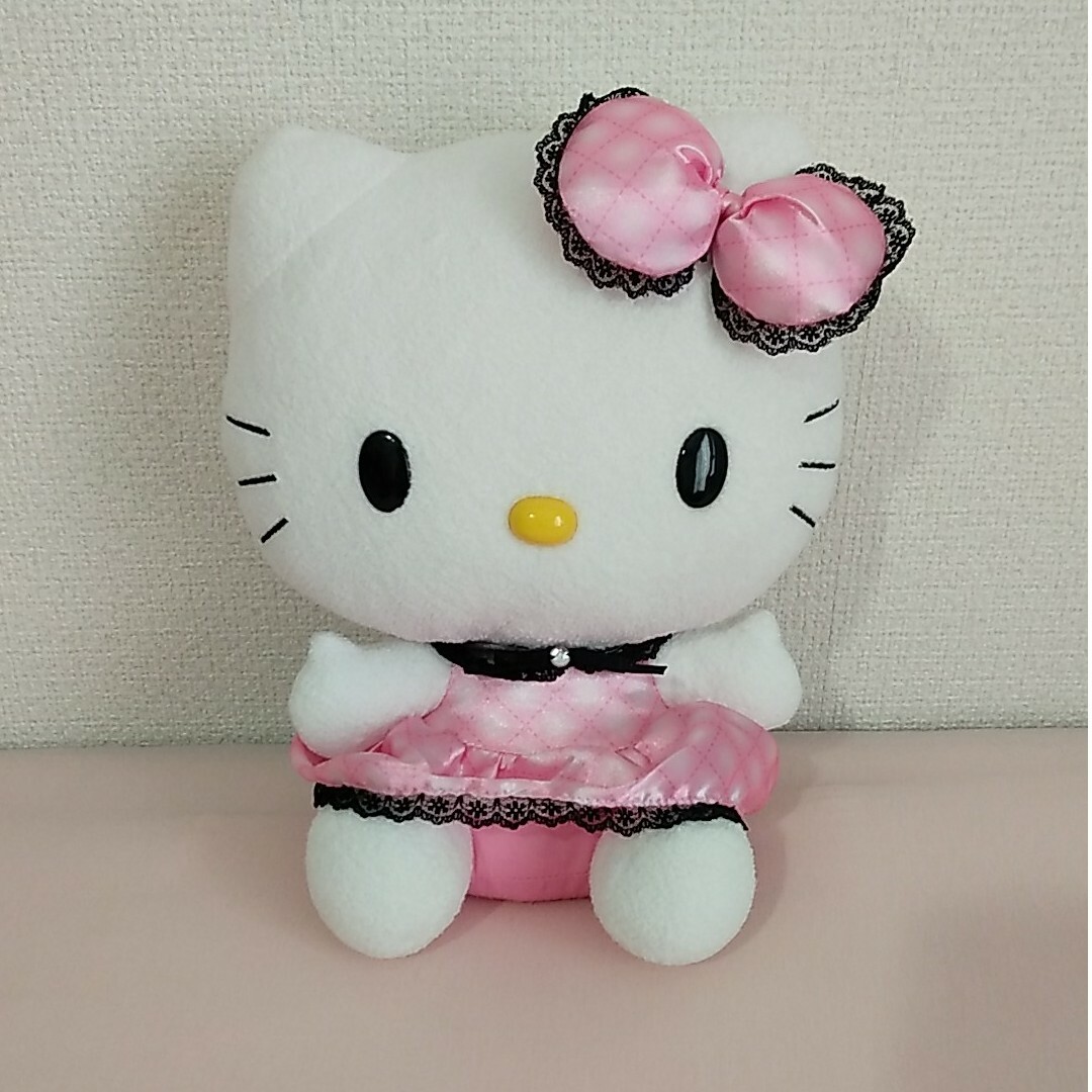 ハローキティ - サンリオ ハローキティ ピンクリボン ぬいぐるみ ハローキティ - サンリオ ハローキティ ピンクリボン ぬいぐるみ