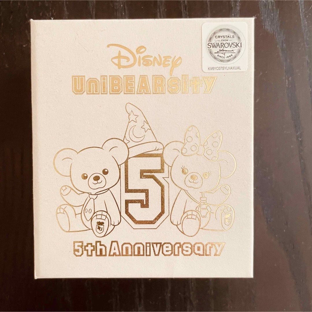 Disney(ディズニー)のディズニー　ユニベアシティ　バッグチャーム　ミッキーミニー　モカプリン　5周年 エンタメ/ホビーのおもちゃ/ぬいぐるみ(キャラクターグッズ)の商品写真