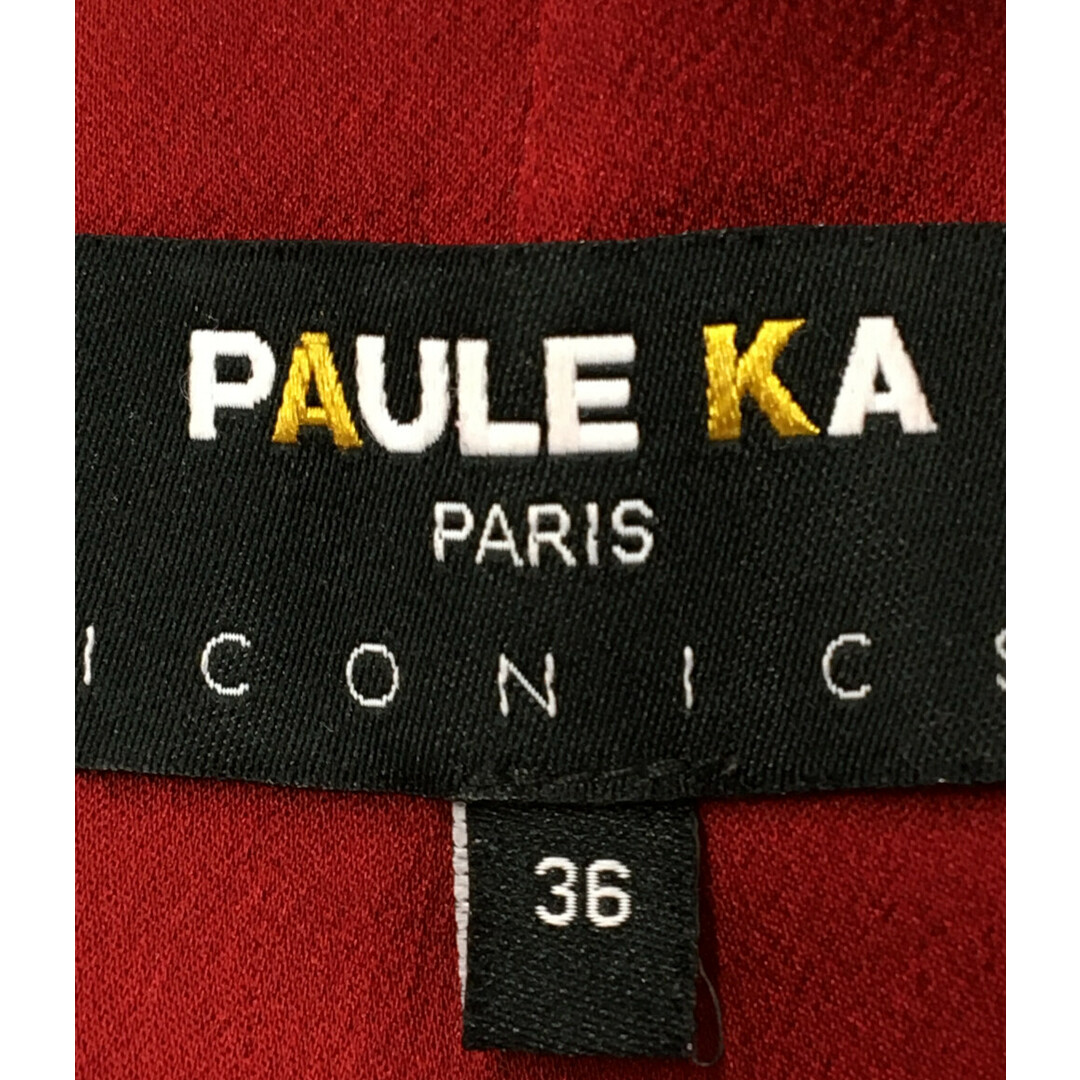 美品 ポールカ PAULE KA ノースリーブワンピース レディース 36