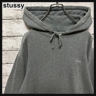 ステューシー(STUSSY)の691【入手困難】オールドステューシー☆刺繍ワンポイントロゴ　パーカー　希少(パーカー)