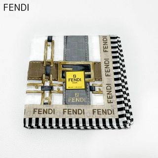 フェンディ(FENDI)の未使用 FENDI フェンディ ハンカチ ベルト柄 チェーン ズッカ(ハンカチ)