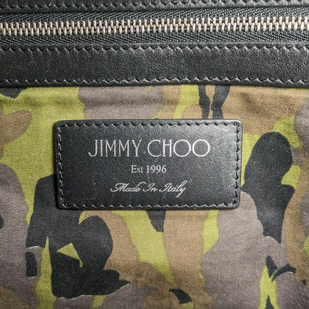 JIMMY CHOO - 【美品】JIMMY CHOO グレイニーレザー トートバッグ ...