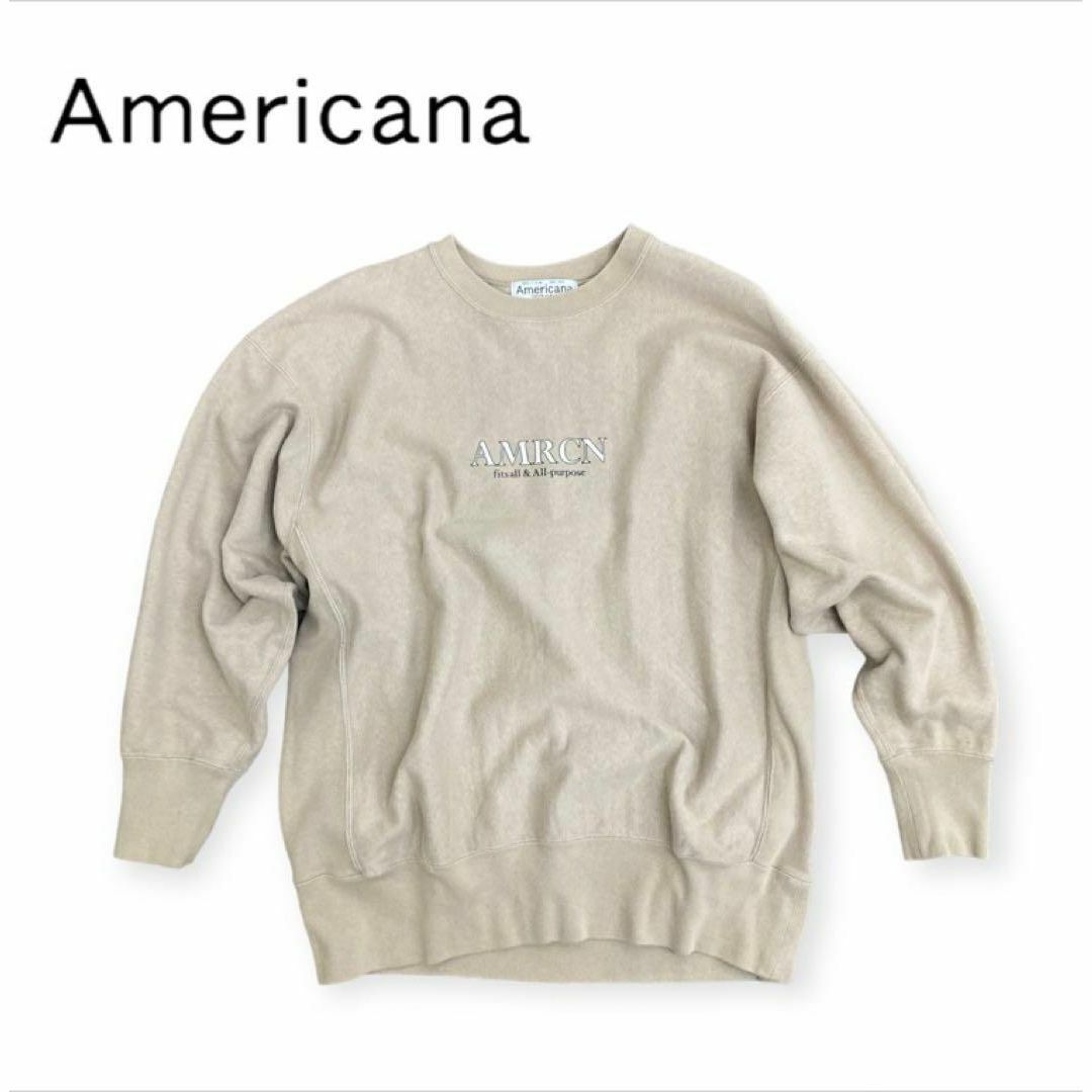 Americana Print クルーネックスウェット 0922 | フリマアプリ ラクマ