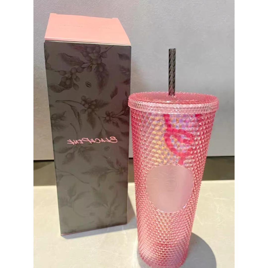 Starbucks - スターバックス BLACKPINK コールドカップ ピンク710ml