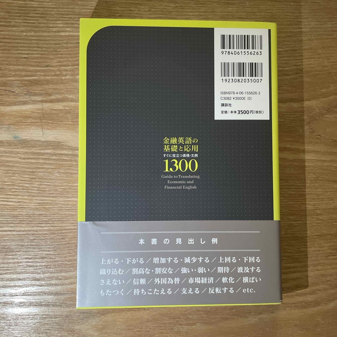 金融英語の基礎と応用 すぐに役立つ表現・文例１３００ エンタメ/ホビーの本(語学/参考書)の商品写真