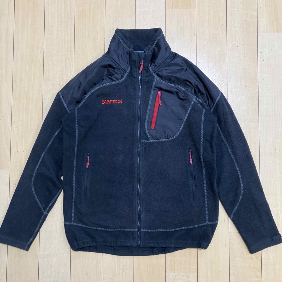 MARMOT - マーモット Marmot フリースジャケット ブラック Mサイズの
