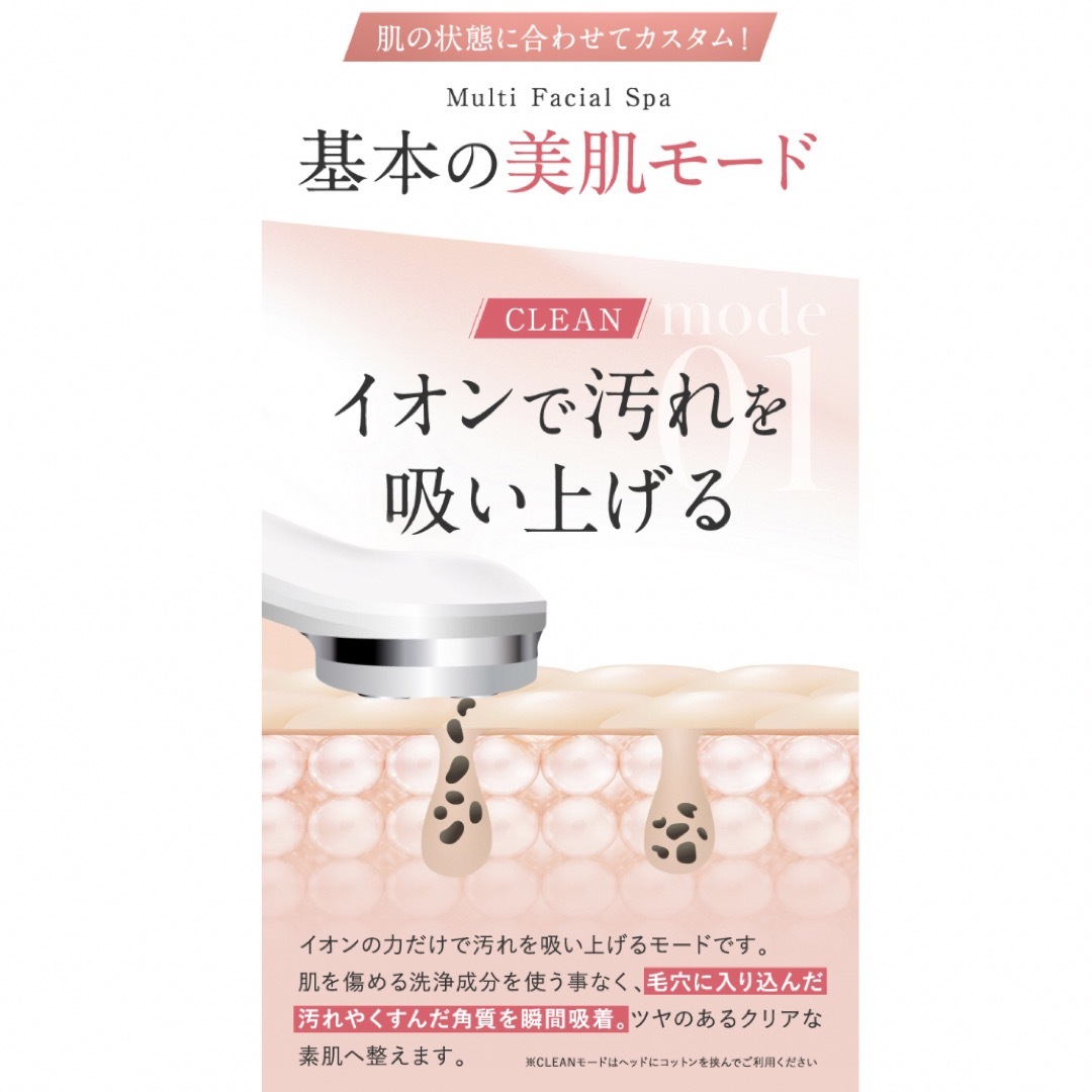 新品✨プルエスト 美顔器 マルチフェイシャルスパ スマホ/家電/カメラの美容/健康(フェイスケア/美顔器)の商品写真