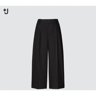 ユニクロ(UNIQLO)のユニクロ +J  ウールブレンドガウチョパンツ　70(カジュアルパンツ)