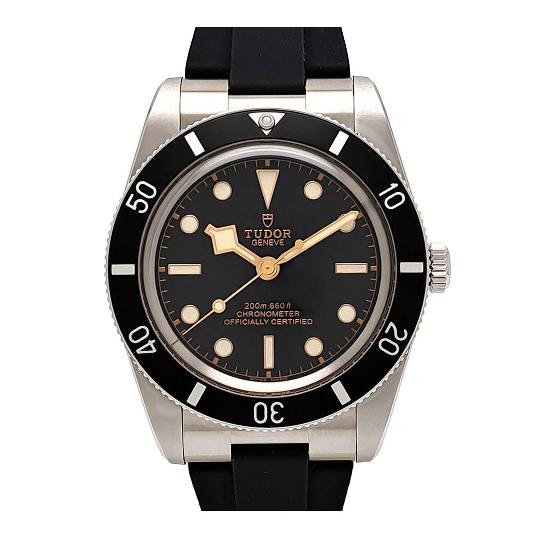 チューダー ヘリテージ ブラックベイ54 79000N 自動巻き ステンレススティール メンズ TUDOR [美品]  【時計】