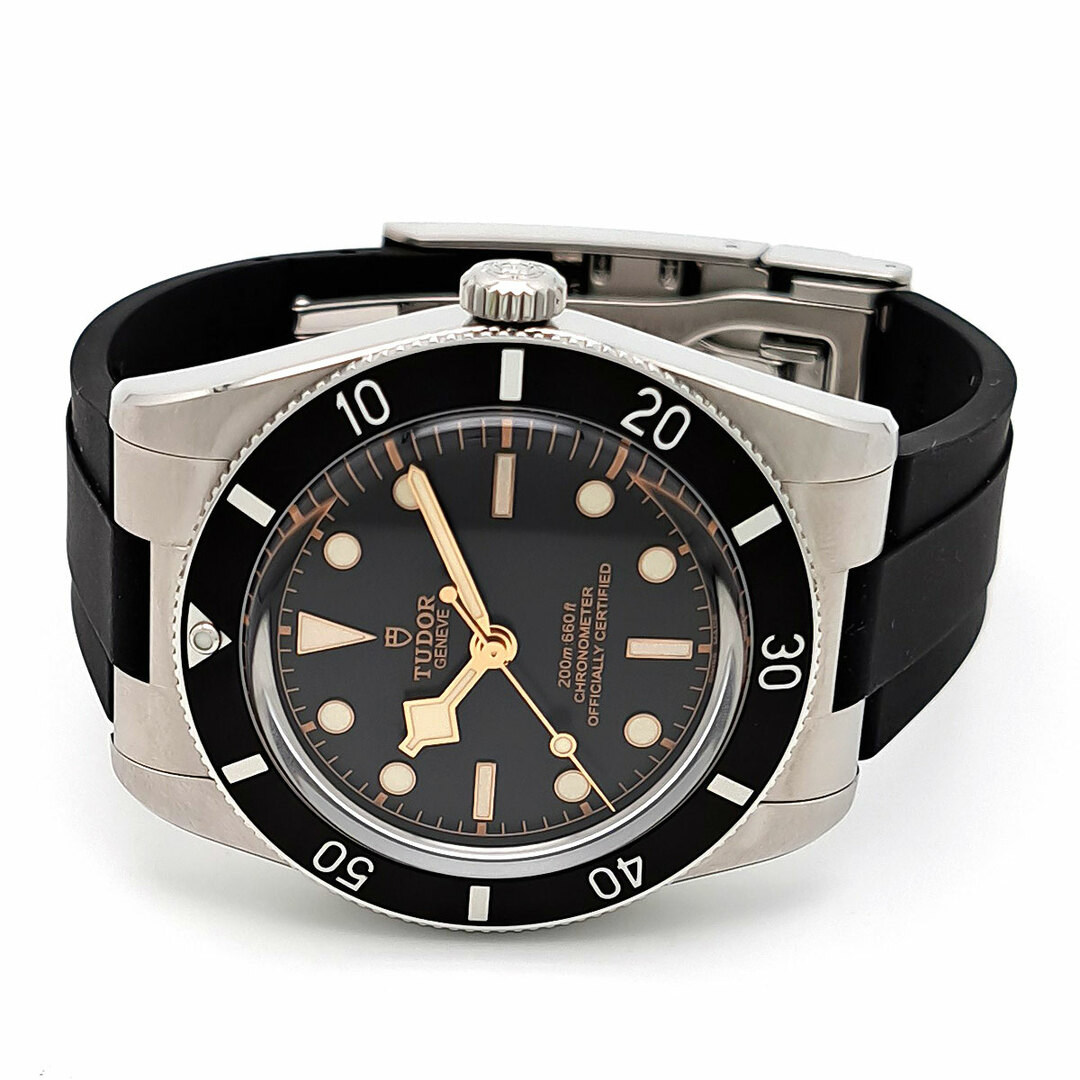 チューダー ヘリテージ ブラックベイ54 79000N 自動巻き ステンレススティール メンズ TUDOR [美品]  【時計】