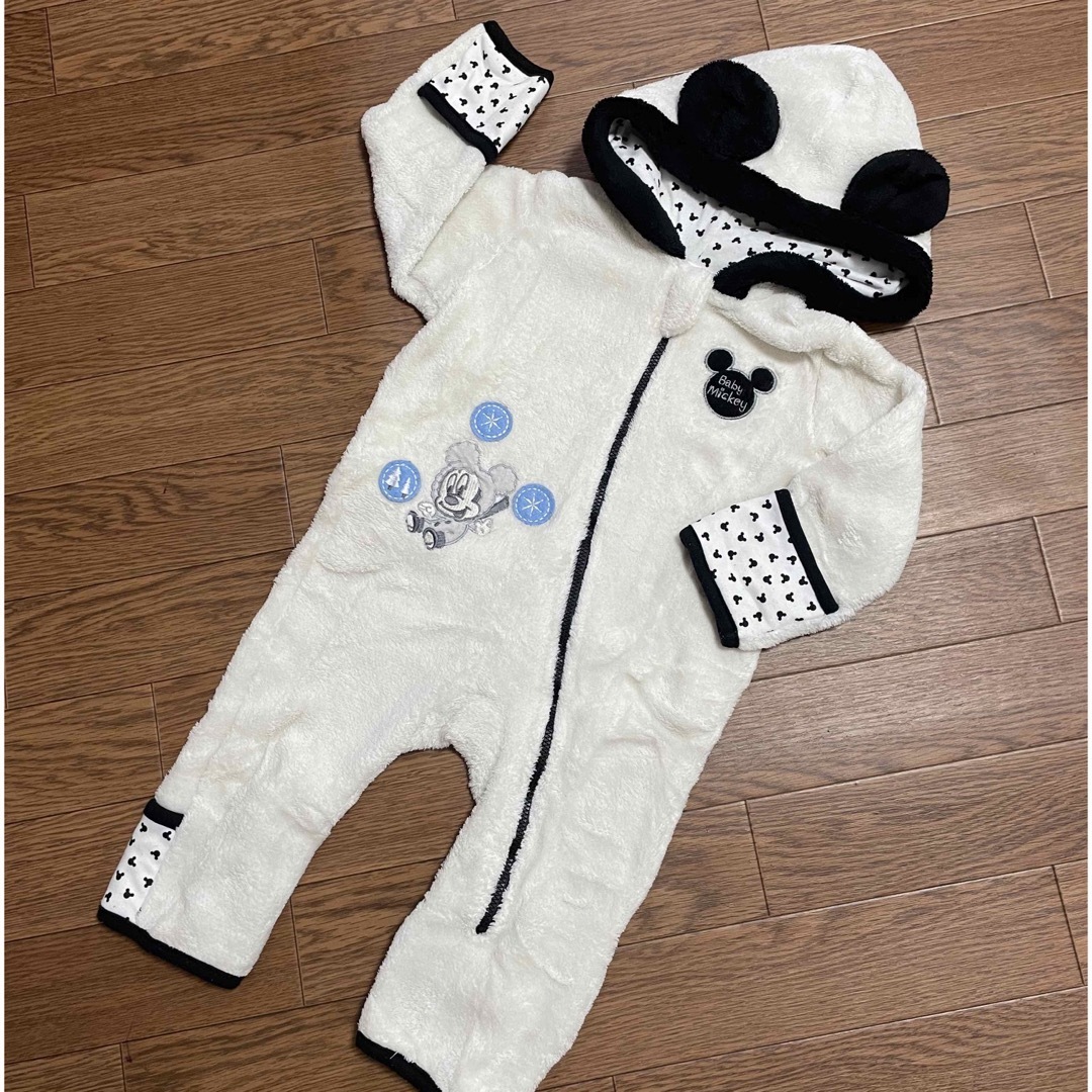 Disney(ディズニー)の★Disney【Baby Mickeyアウター 80size】 キッズ/ベビー/マタニティのベビー服(~85cm)(カバーオール)の商品写真