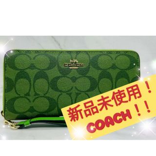 コーチ(COACH) 財布(レディース)（グリーン・カーキ/緑色系）の通販 ...