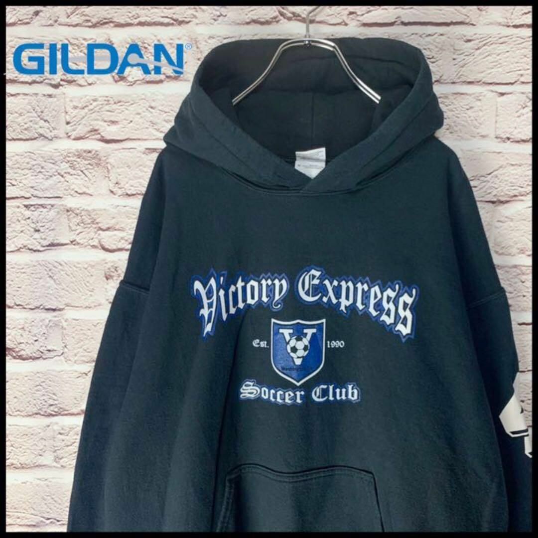 【US】GILDAN　パーカー　スウェット　メンズ　レディース【M】