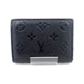 ルイヴィトン(LOUIS VUITTON)の目立った傷や汚れなし ルイヴィトン ポルトフォイユクレア M80151 アンプラント レディース 小銭入れ付2つ折り財布(財布)