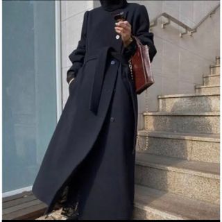 アメリヴィンテージ(Ameri VINTAGE)のAmeri vintage POOFY FLARE LONG COAT(ロングコート)