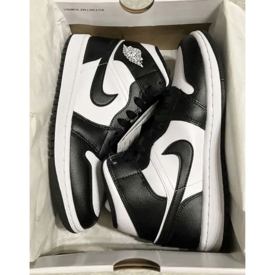 Jordan Brand（NIKE） - 【新品】NIKE AIR JORDAN 1 MID パンダ