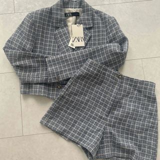 ザラ(ZARA)のZARA ツイードセットアップ　新品タグ付き(セット/コーデ)