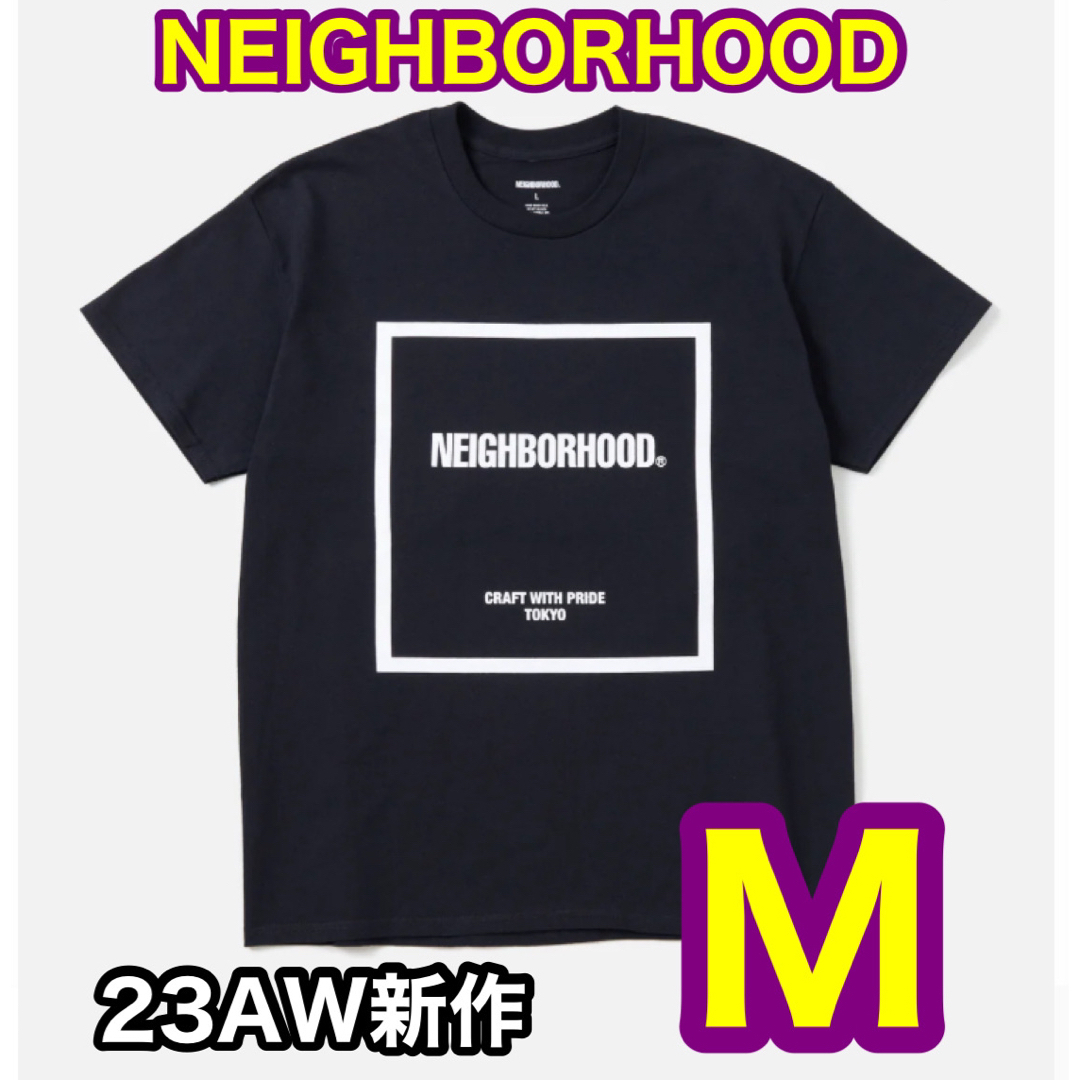 【新作　M】neighborhood ネイバーフッド　ロゴTシャツ　新品