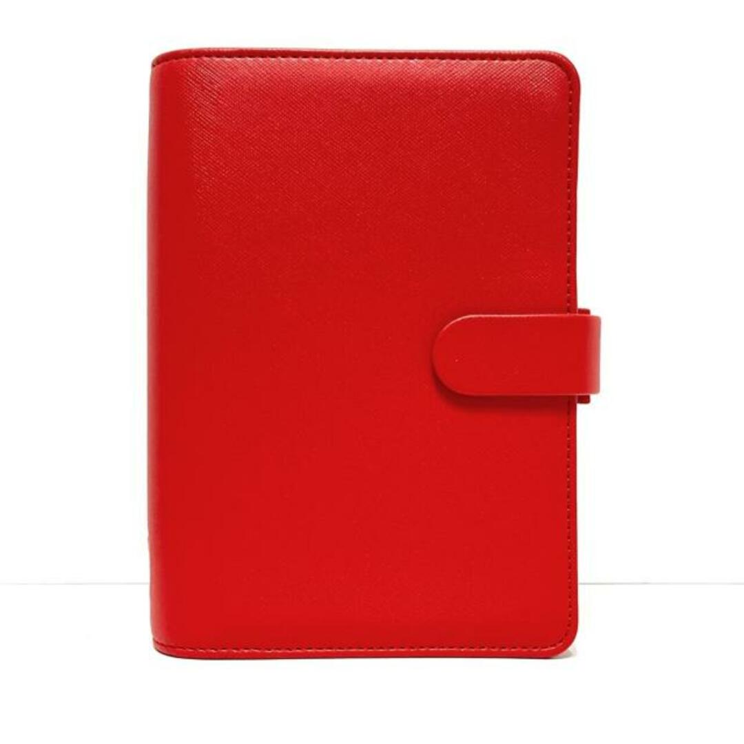 Filofax - ファイロファックス 手帳美品 - レッドの+