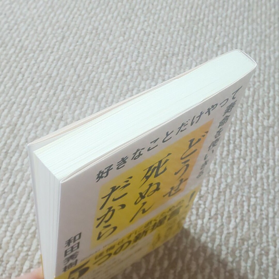 どうせ死ぬんだから 好きなことだけやって寿命を使いきる エンタメ/ホビーの本(文学/小説)の商品写真