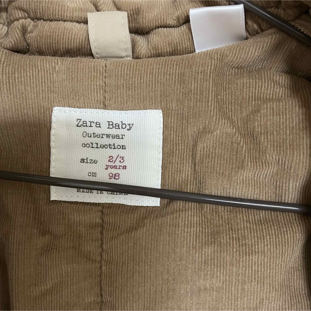 ZARA KIDS(ザラキッズ)の美品！Zarababy コート キッズ/ベビー/マタニティのキッズ服男の子用(90cm~)(ジャケット/上着)の商品写真