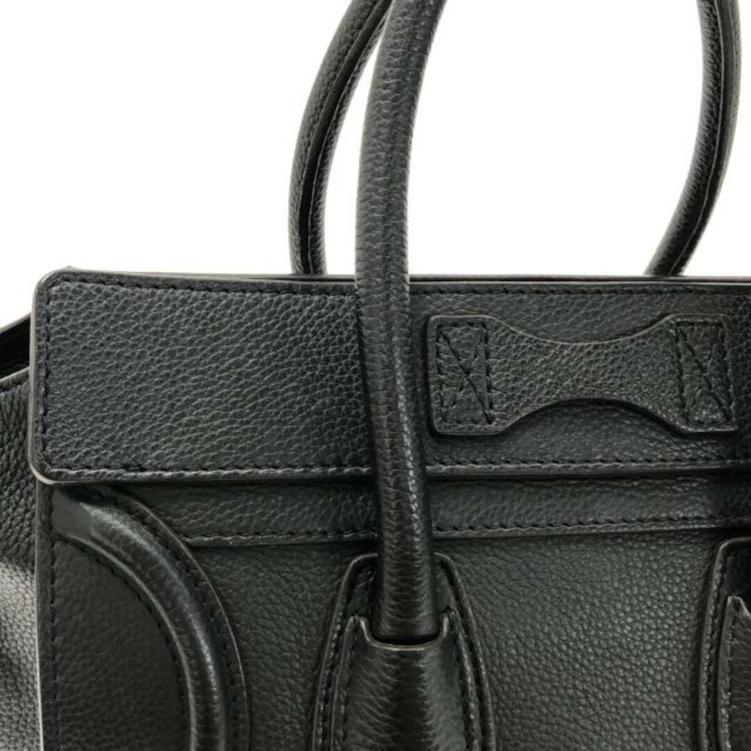 CELINE(セリーヌ) ハンドバッグ 黒 レザー