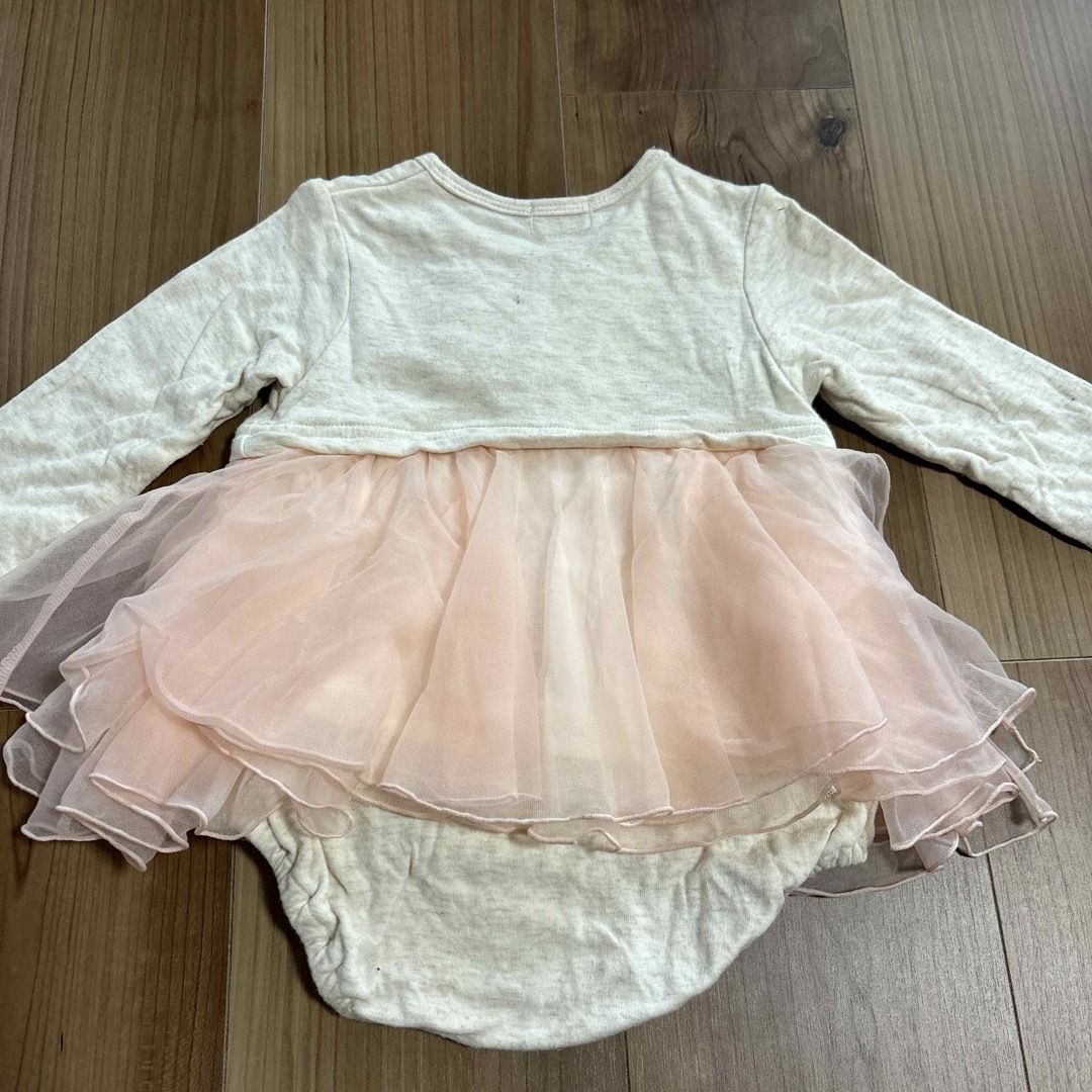 kid’s zoo(キッズズー)のベビー服　女の子　長袖ロンパース　80 まとめ売り キッズ/ベビー/マタニティのベビー服(~85cm)(ロンパース)の商品写真