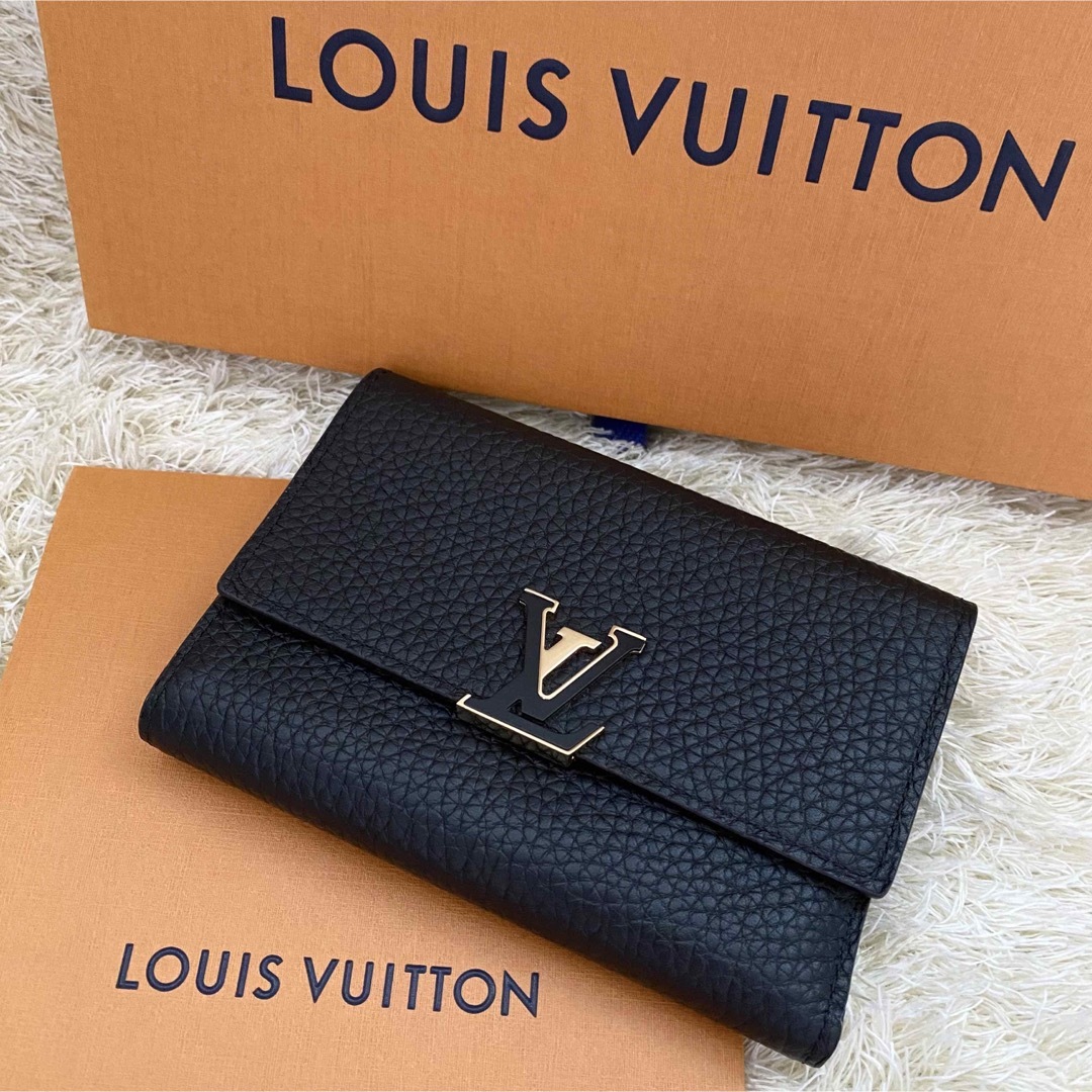 LOUIS VUITTON(ルイヴィトン)の未使用に近い✨新型RFID搭載  LOUIS VUITTON カプシーヌ 財布 レディースのファッション小物(財布)の商品写真