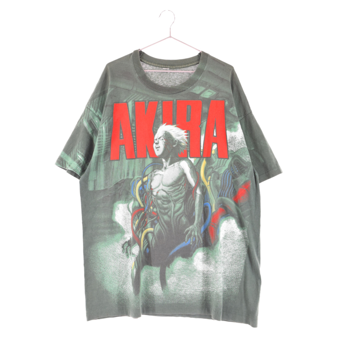 VINTAGE ヴィンテージ 90s AKIRA T-shirt ヴィンテージ 鉄雄 グリーン 半袖Tシャツ メンズのトップス(Tシャツ/カットソー(半袖/袖なし))の商品写真