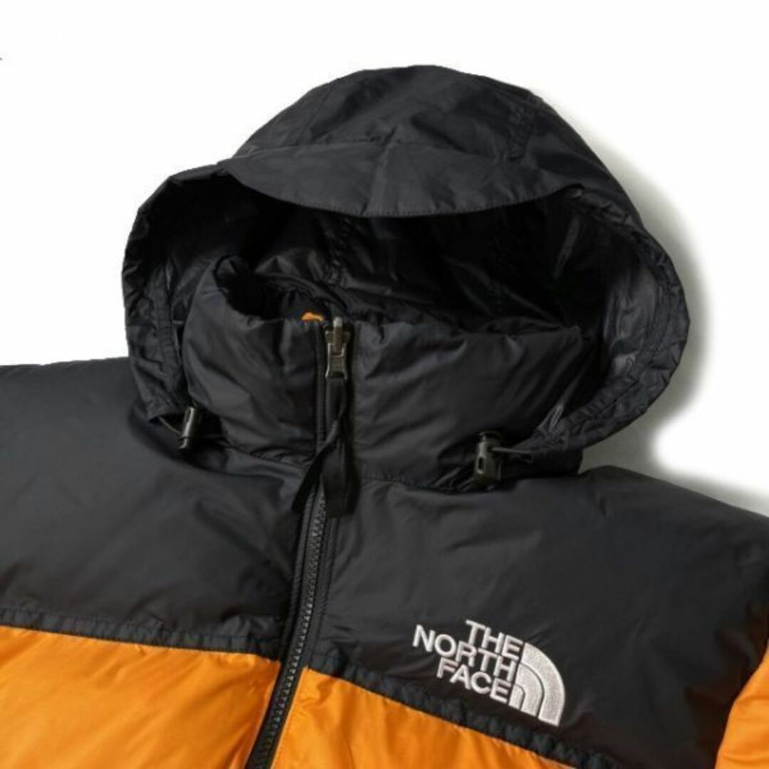 ノースフェイス ダウンジャケット ヌプシ US限定(XL)オレンジ 190122