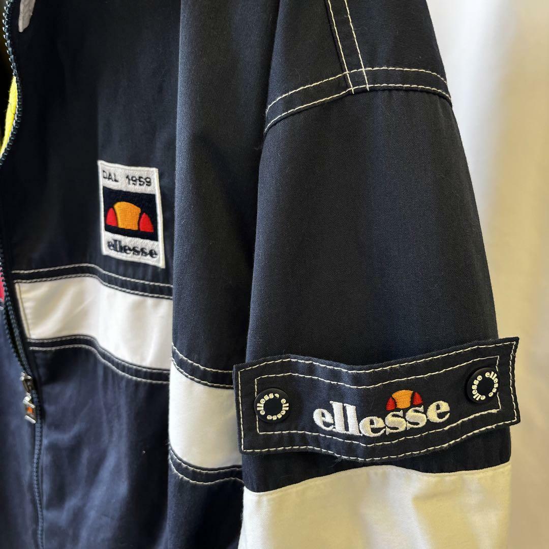 ellesse(エレッセ)のメンズ 古着 ビンテージ 90年代 アウター ブルゾン スポーツジャケット S メンズのジャケット/アウター(ブルゾン)の商品写真