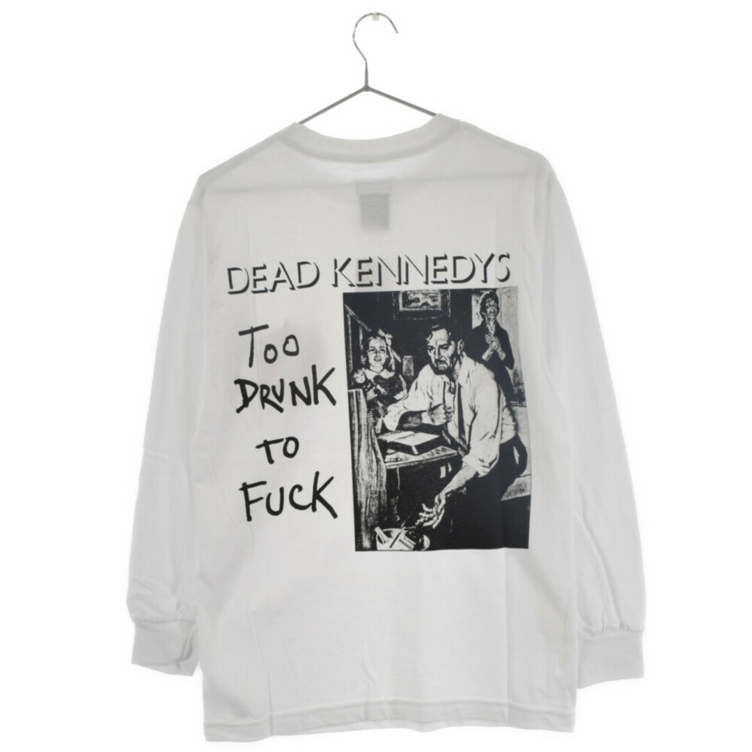 WACKO MARIA ワコマリア 23AW DEAD KENNEDYS LONG SLEEVE T-SHIRT デッドケネディーズ ロングスリーブTシャツ ホワイト 長袖Tシャツ