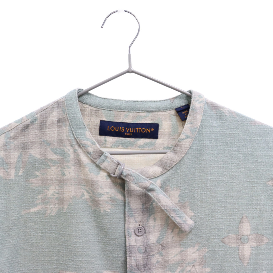 LOUIS VUITTON ルイヴィトン 23AW PAINTING PRINTED S/S SHIRT ペインティングプリンテッド半袖シャツ ブルー RM232 ASM HPS70W