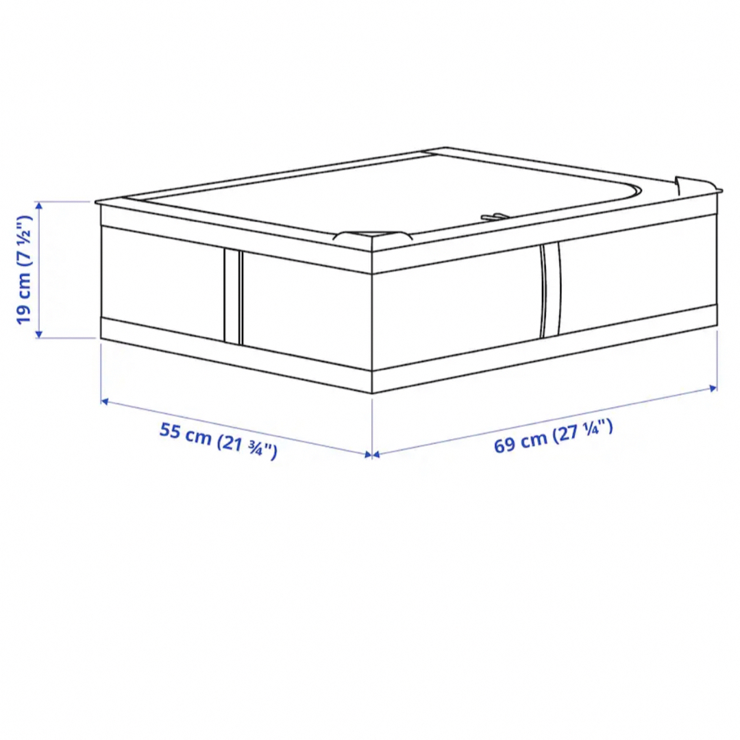 IKEA - IKEA イケア SKUBB スクッブ 収納ケース Mサイズ 2つの通販 by