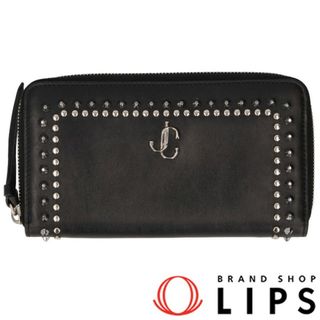 ジミーチュウ JIMMY CHOO 長財布 スタッズ 黒 お値下げ可能