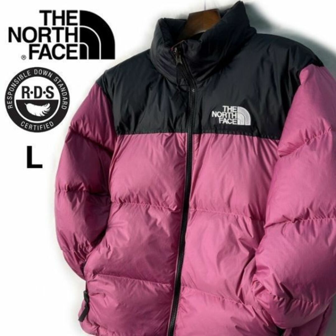 ザノースフェイスTHE NORTH FACEヌプシ　メンズダウンジャケットピンク