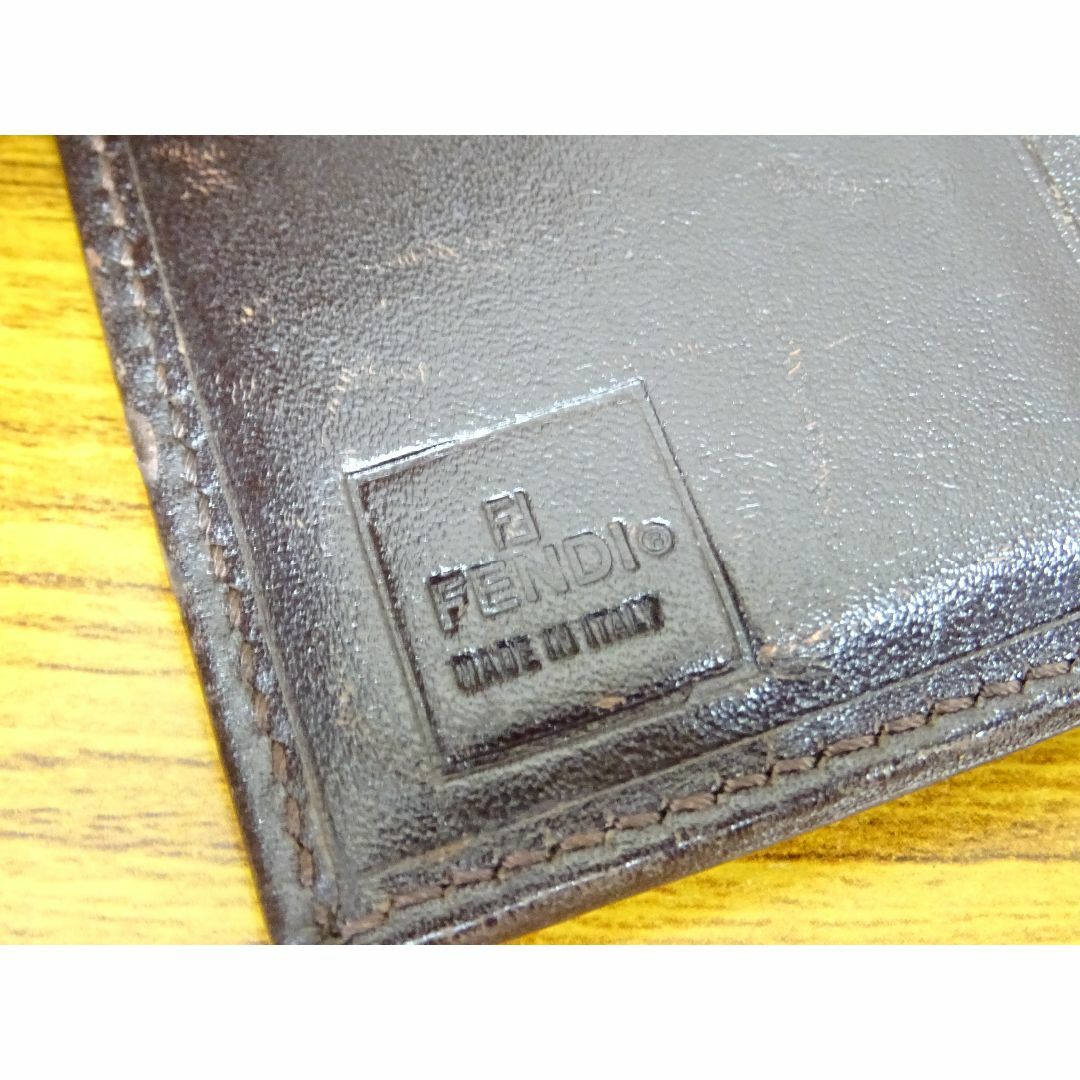 FENDI(フェンディ)のK天014/ FENDI ズッカ キャンバス レザー 財布  メンズのファッション小物(折り財布)の商品写真