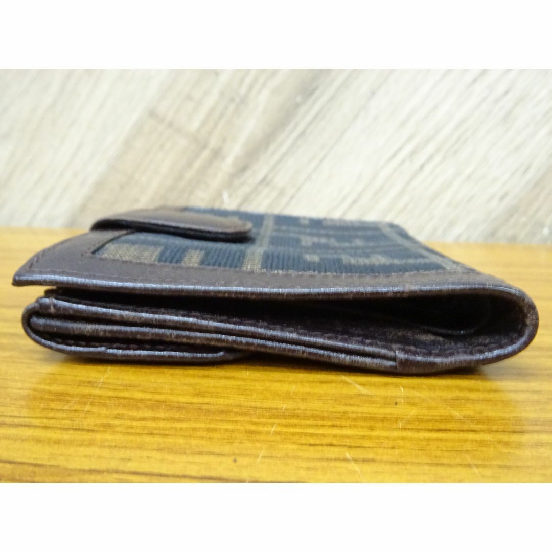 FENDI(フェンディ)のK天014/ FENDI ズッカ キャンバス レザー 財布  メンズのファッション小物(折り財布)の商品写真