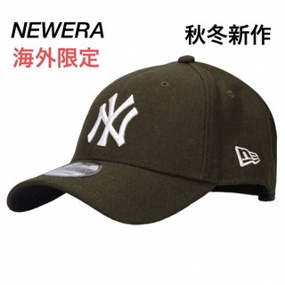 ニューエラー(NEW ERA)の送料無料☆ニューエラ 秋冬 NY メンズ レディース キャップ 帽子 グリーン(キャップ)