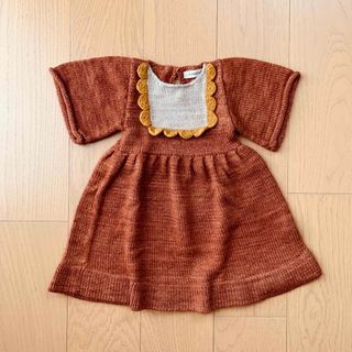 ミーシャアンドパフ(Misha & Puff)のMisha and Puff Scallop Bib Dress 2-3Y(ワンピース)